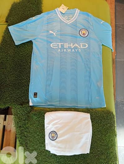 Manchester City Home Football Shirt & Short(made in Thailand)