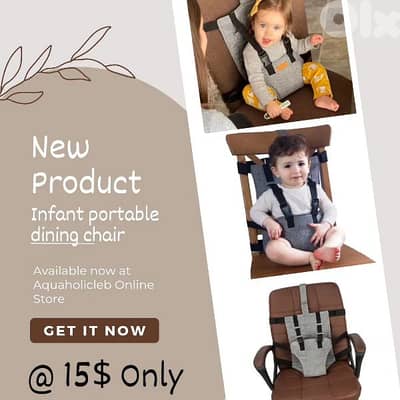 Infant portable dining chair