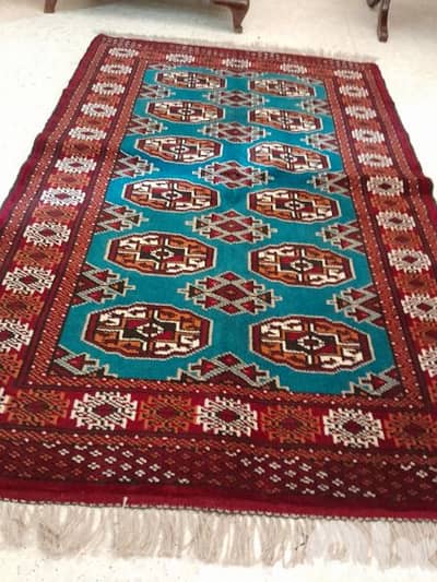 سجاد عجمي بخارا الوان نباتية صوف ناعم