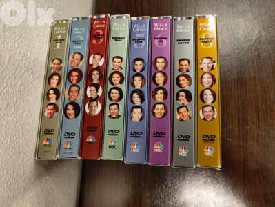 Will & grace series seasons 1 to 8 on original dvds